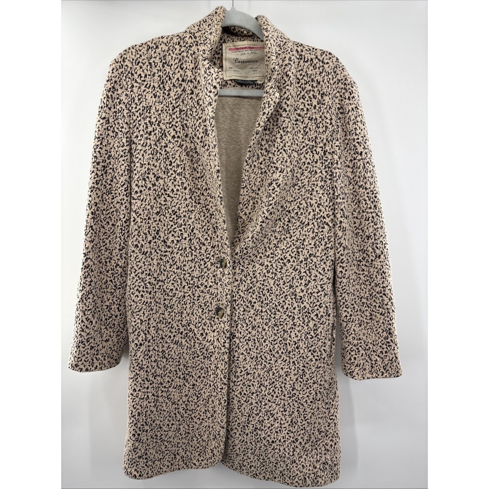 Anthropologie Cartonnier Rowan Leopard Jacket‎ Womens Lined Size XS